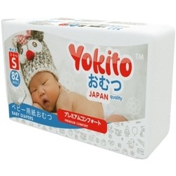 Подгузники Yokito Diapers S / 82 pcs