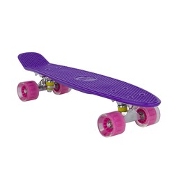 Скейтборд YongKang S-2206E (фиолетовый)