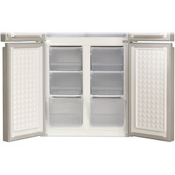 Холодильник Ginzzu NFK-425 Glass (белый)