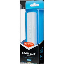 Powerbank аккумулятор Canyon CNE-CPBF26 (белый)
