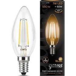 Лампочка Gauss LED C35 9W 4100K E14 103801209