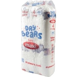 Подгузники (памперсы) Dry Bears Basic 4 / 44 pcs
