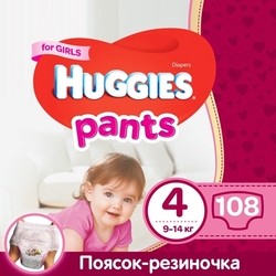 Подгузники Huggies Pants Girl 4 / 108 pcs
