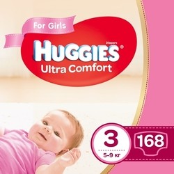 Подгузники Huggies Ultra Comfort Girl 3 / 168 pcs