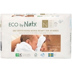 Подгузники (памперсы) Naty Eco N / 25 pcs