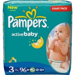 Подгузники Pampers Active Baby 3 / 164 pcs