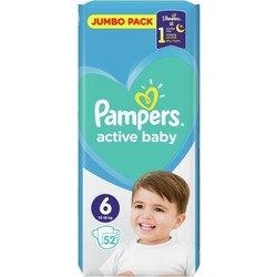 Подгузники Pampers Active Baby 6 / 52 pcs