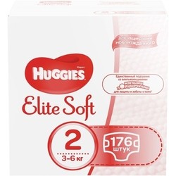 Подгузники Huggies Elite Soft 2 / 176 pcs