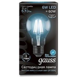 Лампочка Gauss LED A60 10W 2700K E27 102802110