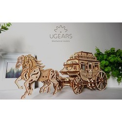 3D пазл UGears Stagecoach
