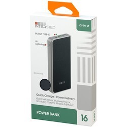 Powerbank аккумулятор InterStep PB1618PD (черный)