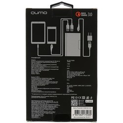 Powerbank аккумулятор Qumo PowerAid QC 3.0 10400