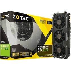 Видеокарта ZOTAC GeForce GTX 1070 AMP Extreme Core GDDR5X