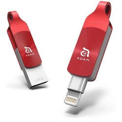 USB Flash (флешка) ADAM Elements iKlips DUO+ 32Gb (розовый)