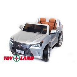 Детский электромобиль Toy Land Lexus LX570 (серебристый)