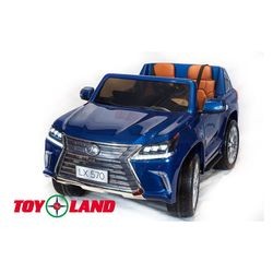 Детский электромобиль Toy Land Lexus LX570 (синий)