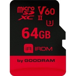 Карта памяти GOODRAM microSDXC IRDM V60 UHS II U3 64Gb