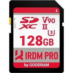 Карта памяти GOODRAM SDXC IRDM Pro V90 UHS II U3 128Gb