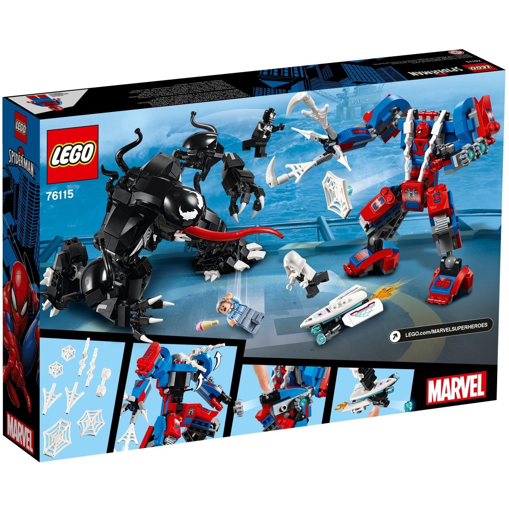 Конструктор Lego Spider Mech vs. Venom 76115.