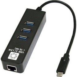 Картридер/USB-хаб 5bites UA3C-45-10BK