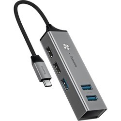 Картридер/USB-хаб BASEUS USB-C to 3xUSB 3.0 and 2xUSB 2.0
