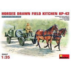 Сборная модель MiniArt Horses Drawn Field Kitchen KP-42 (1:35)