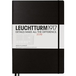 Ежедневники Leuchtturm1917 Weekly Planner A4 Black