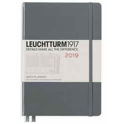 Ежедневники Leuchtturm1917 Weekly Planner Vertical Anthracite