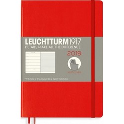 Ежедневники Leuchtturm1917 Weekly Planner Notebook Soft Red