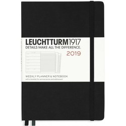 Ежедневники Leuchtturm1917 Weekly Planner Notebook Black
