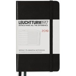 Ежедневники Leuchtturm1917 Weekly Planner Notebook Pocket Black