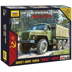 Сборная модель Zvezda Soviet Army Truck URAL 4320 (1:100)