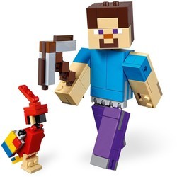 Конструктор Lego Steve BigFig with Parrot 21148