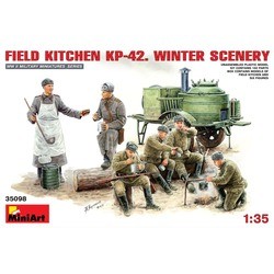 Сборная модель MiniArt Field Kitchen KP-42 Winter Scenery (1:35)