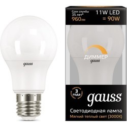 Лампочка Gauss LED A60 11W 4100K E27 102502211-D