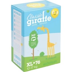Подгузники Lovular Giraffe XL / 76 pcs