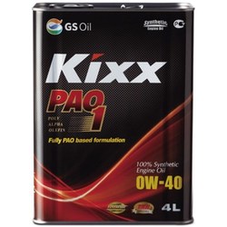 Моторное масло Kixx PAO 1 0W-40 4L
