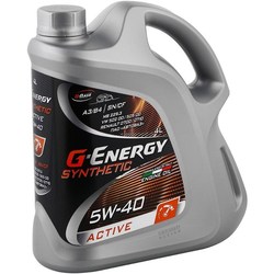 Моторное масло G-Energy Synthetic Active 5W-40 4L