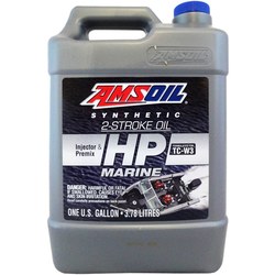 Моторное масло AMSoil HP Marine Synthetic 2-Stroke Oil 3.78L