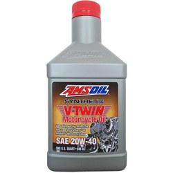 Моторное масло AMSoil Synthetic V-Twin Motorcycle Oil 20W-40 1L