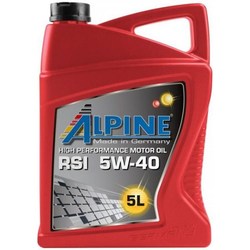 Моторное масло Alpine RSi 5W-40 5L