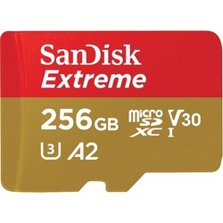 Карта памяти SanDisk Extreme V30 A2 microSDXC UHS-I U3 256Gb