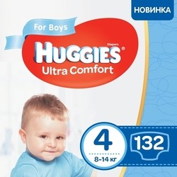 Подгузники Huggies Ultra Comfort Boy 4 / 132 pcs