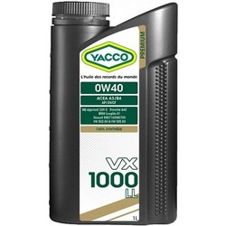 Моторное масло Yacco VX 1000 LL 0W-40 1L