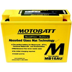 Автоаккумуляторы Motobatt MBYZ16HD