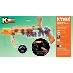 Конструктор Knex Sabertooth Rotoshot Blaster 47024