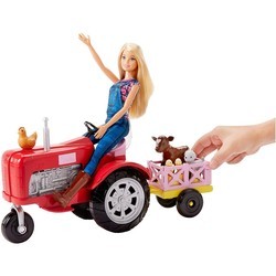 Кукла Barbie Farmer and Tractor FRM18