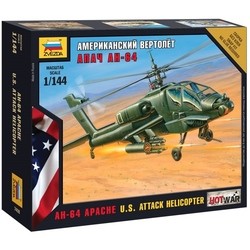 Сборная модель Zvezda AH-64 Apache U.S. Attack Helicopter (1:144)