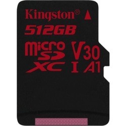 Карта памяти Kingston microSDXC Canvas React 512Gb