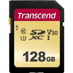 Карта памяти Transcend SDXC 500S 128Gb